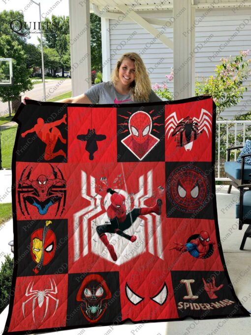 Buy Spider Man Quilt Blanket & Quilt Bedding Set