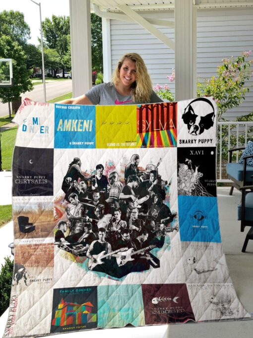 Buy Snarky Puppy Albums Quilt Blanket & Quilt Bedding Set For Fans Ver 17