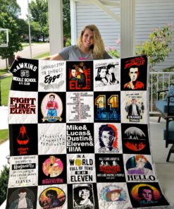 Buy Stranger Things T-Shirt Quilt Blanket & Quilt Bedding Set For Fans Ver.T