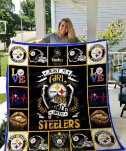 Buy Steelers Girl 2 Quilt Blanket & Quilt Bedding Set 01