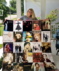 Buy Stevie Nicks Quilt Blanket & Quilt Bedding Set For Fans Ver 25