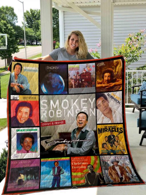 Buy Smokey Robinson Quilt Blanket & Quilt Bedding Set 01