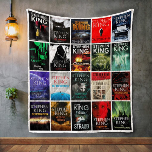 Buy Stephen King Books Quilt Blanket & Quilt Bedding Set