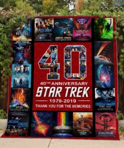 Buy Star Trek 40Th Anniversary Quilt Blanket & Quilt Bedding Set