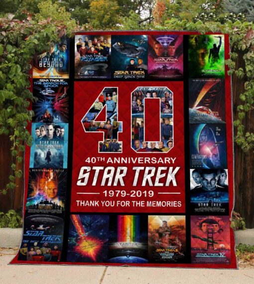 Buy Star Trek 40Th Anniversary Quilt Blanket & Quilt Bedding Set