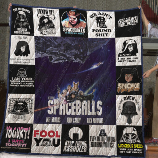 Buy Space Balls T-Shirt Quilt Blanket & Quilt Bedding Set