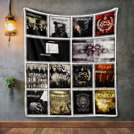 Buy Stone Sour Album Covers Quilt Blanket & Quilt Bedding Set