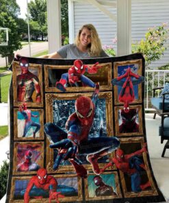 Buy Spider Man Quilt Blanket & Quilt Bedding Set 01