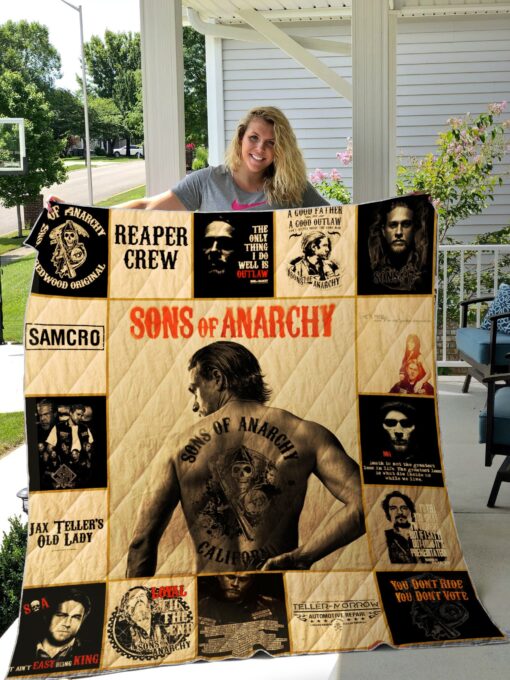 Buy Sons Of Anarchy Quilt Blanket & Quilt Bedding Set For Fans Ver 17-1