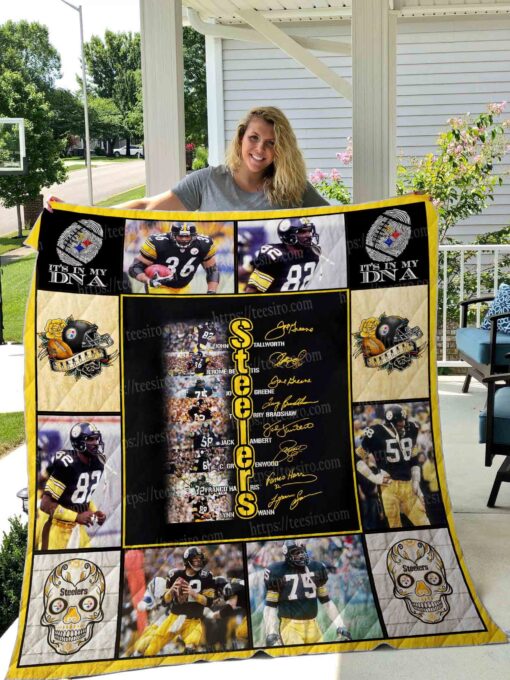 Buy Steelers Quilt Blanket & Quilt Bedding Set 02