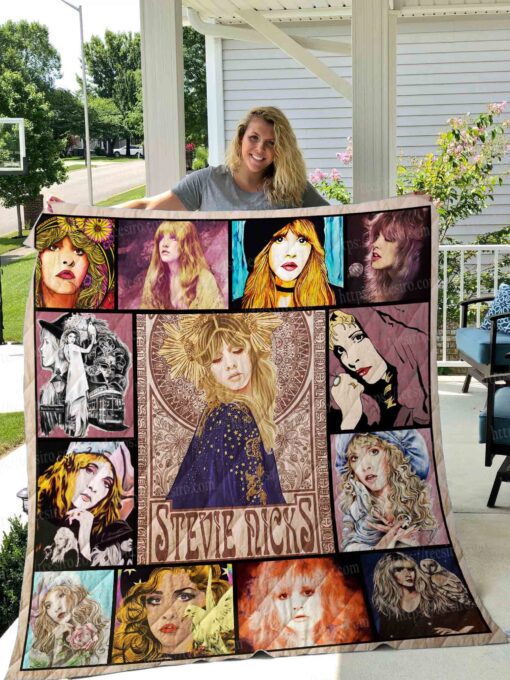 Buy Stevie Nicks Quilt Blanket & Quilt Bedding Set 01