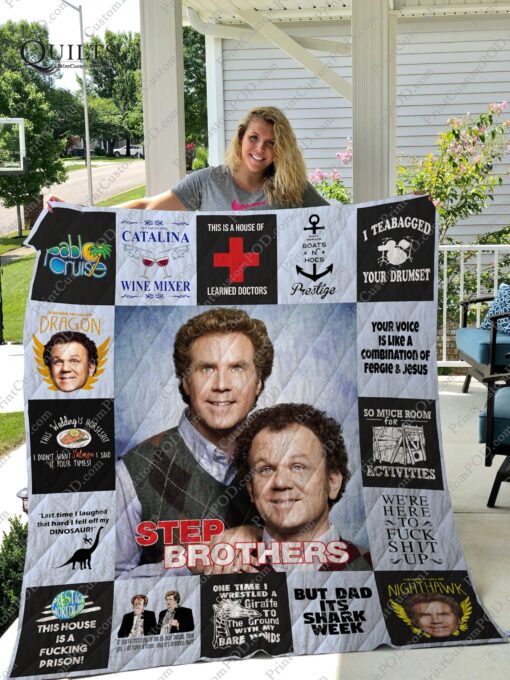 Buy Step Brothers T-Shirt Quilt Blanket & Quilt Bedding Set Ver17