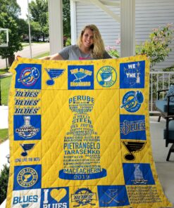 Buy St. Louis Blues Stanley Cup Champions 2019 1 Quilt Blanket & Quilt Bedding Set