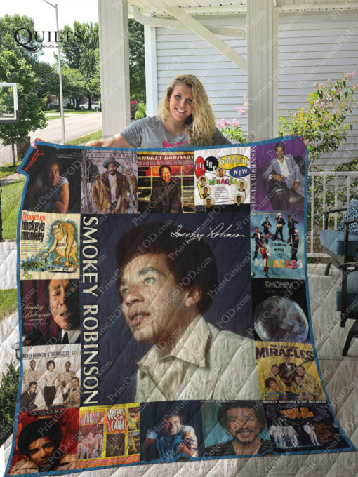 Buy Smokey Robinson Quilt Blanket & Quilt Bedding Set For Fans Ver 17