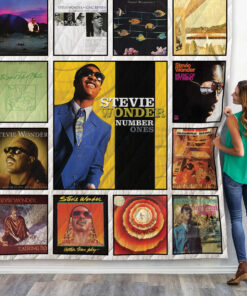 Buy Stevie Wonder Best Albums Quilt Blanket & Quilt Bedding Set 01