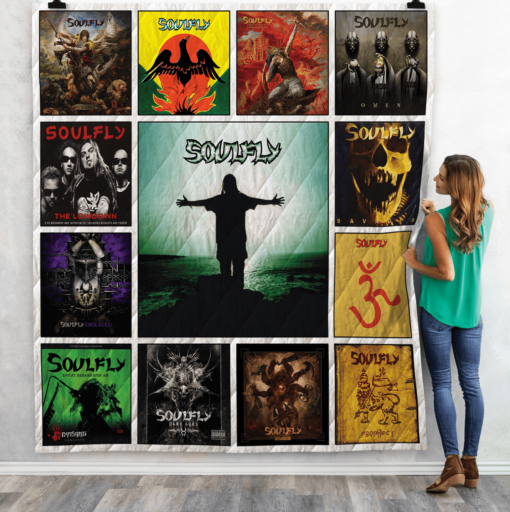 Buy Soulfly Albums Quilt Blanket & Quilt Bedding Set Ver13