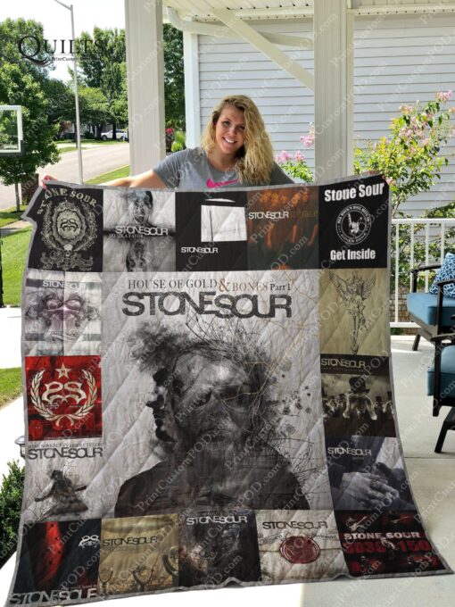 Buy Stone Sour Albums Quilt Blanket & Quilt Bedding Set For Fans Ver 17