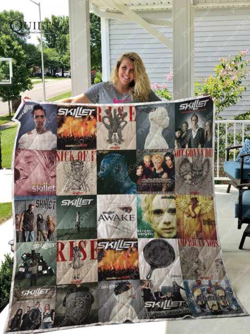 Buy Skillet Band Albums Quilt Blanket & Quilt Bedding Set For Fans Ver 25