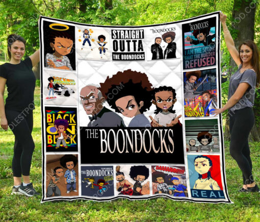 Buy The Boondocks Quilt Blanket & Quilt Bedding Set