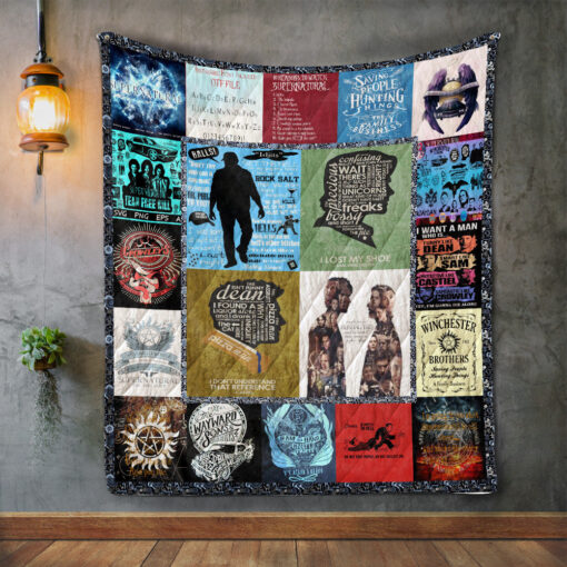 Buy Supernatural Tv Series Quilt Blanket & Quilt Bedding Set