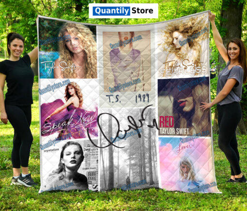 Buy Taylor Swift Quilt Blanket & Quilt Bedding Set V5