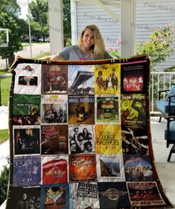 Buy The Doobie Brothers Albums Cover Poster Quilt Blanket & Quilt Bedding Set Ver 2