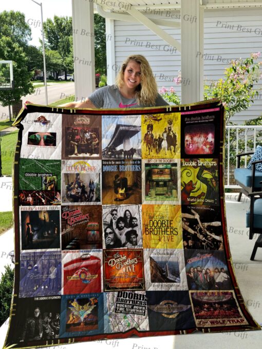 Buy The Doobie Brothers Albums Cover Poster Quilt Blanket & Quilt Bedding Set Ver 2