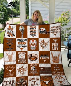 Buy Texas Longhorns Quilt Blanket & Quilt Bedding Set 02