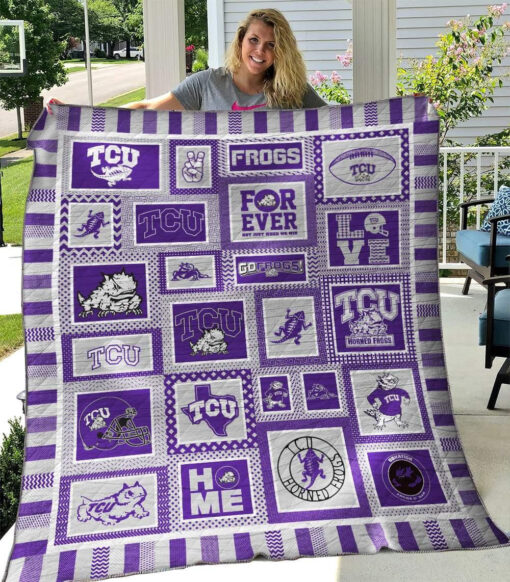 Buy Tcu Horned Frogs Ver4 Quilt Blanket & Quilt Bedding Set