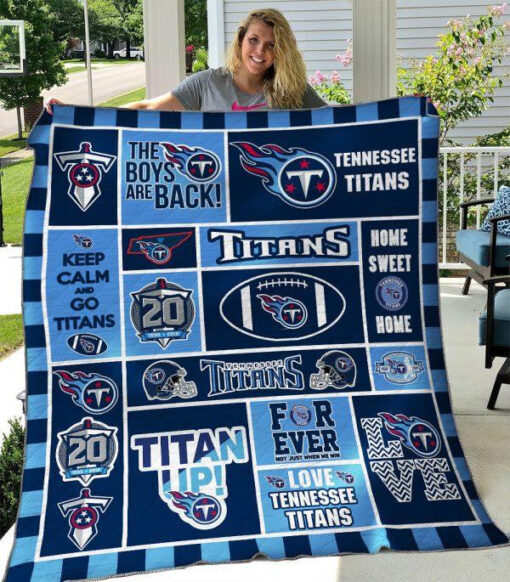 Buy Tennessee Titans Quilt Blanket & Quilt Bedding Set 01 - Meteew