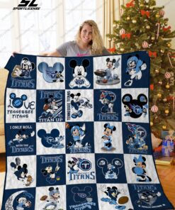 Buy Tennessee Titans Disney Quilt Blanket & Quilt Bedding Set