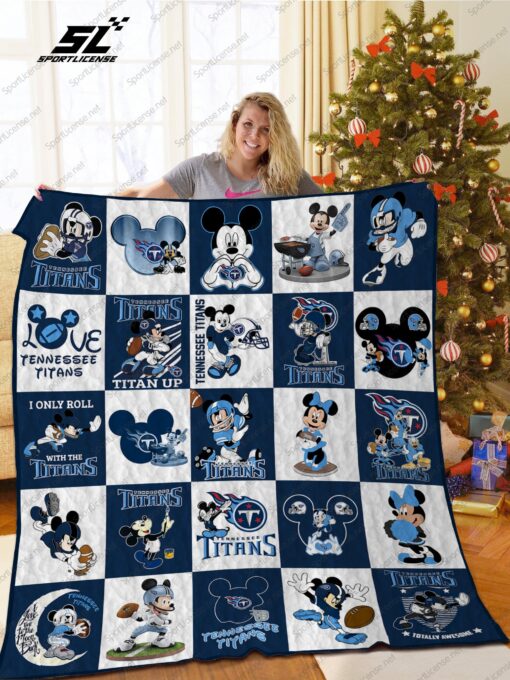 Buy Tennessee Titans Disney Quilt Blanket & Quilt Bedding Set