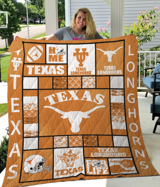 Buy Texas Longhorns Quilt Blanket & Quilt Bedding Set - Meteew