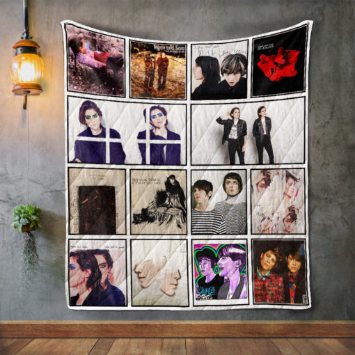 Buy Tegan And Sara Album Covers Quilt Blanket & Quilt Bedding Set