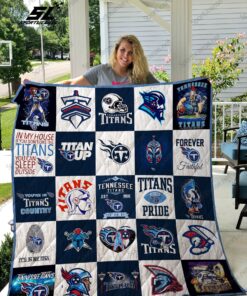 Buy Tennessee Titans Quilt Blanket & Quilt Bedding Set 02