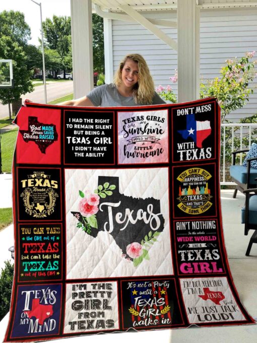 Buy Texas Girl Theme God Made Jesus Saved Texas Raised Quilt Blanket & Quilt Bedding Set Great Customized Blanket Gifts For Birthday Christmas Thanksgiving Perfect Gifts For Texas Lovers