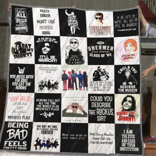 Buy The Breakfast Club T-Shirt Quilt Blanket & Quilt Bedding Set For Fans