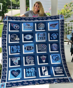 Buy Tennessee Titans Quilt Blanket & Quilt Bedding Set 03