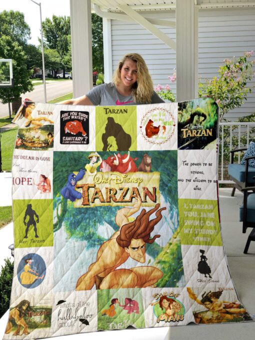 Buy Tarzan Quilt Blanket & Quilt Bedding Set For Fans Ver 17