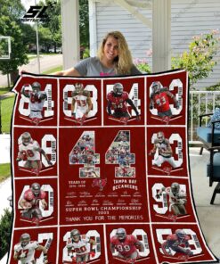 Buy Tampa Bay Buccaneers Quilt Blanket & Quilt Bedding Set - Meteew