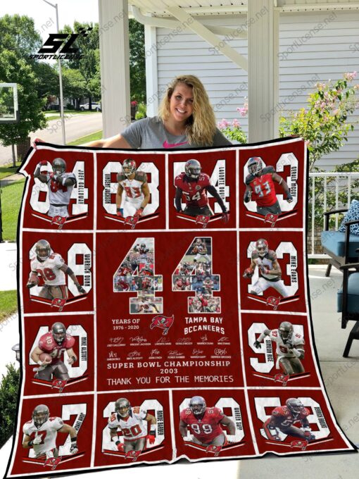 Buy Tampa Bay Buccaneers Quilt Blanket & Quilt Bedding Set - Meteew