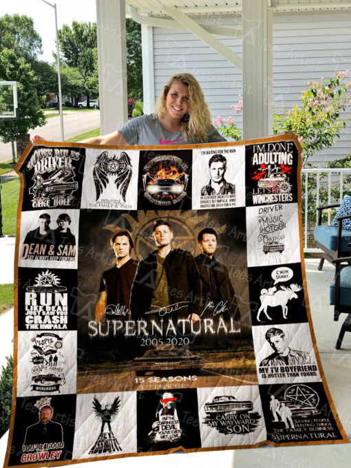 Buy Supernatural Quilt Blanket & Quilt Bedding Set M04