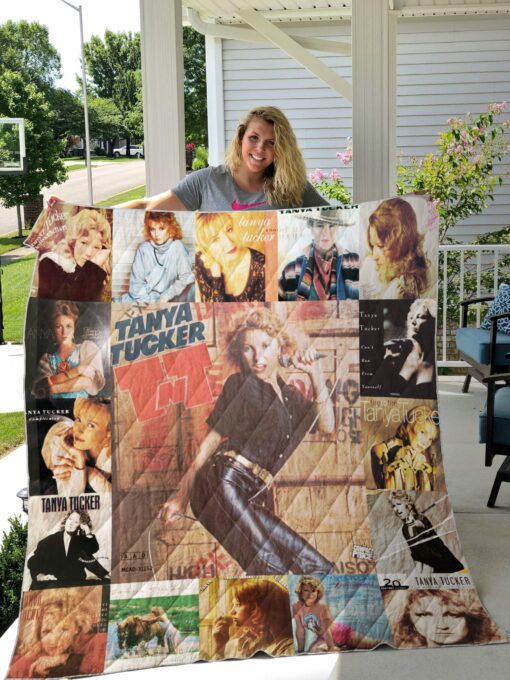 Buy Tanya Tucker Quilt Blanket & Quilt Bedding Set For Fans Ver 17