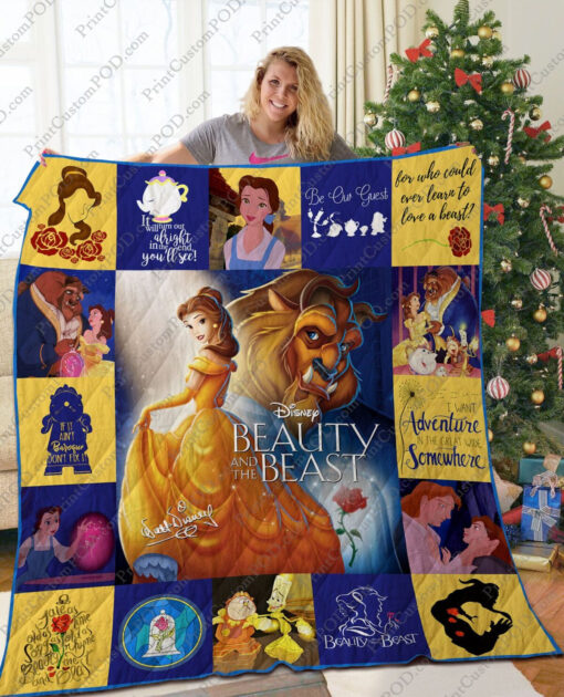 Buy Ta  Beauty And The Beast Quilt Blanket & Quilt Bedding Set