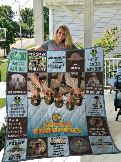 Buy Super Troopers Quilt Blanket & Quilt Bedding Set  Ver.0117