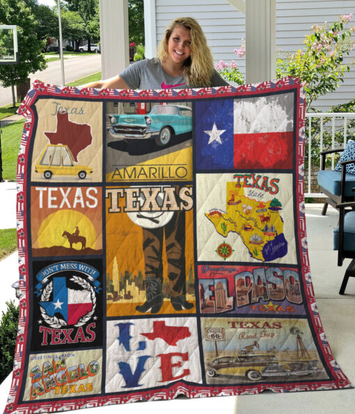 Buy Texas Don'T Mess With Texas Quilt Blanket & Quilt Bedding Set Great Customized Blanket Gifts For Birthday Christmas Thanksgiving