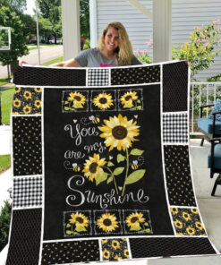 Buy Sunflower You Are My Sunshine Sunflower Pattern Quilt Blanket & Quilt Bedding Set Great Customized Gifts For Birthday Christmas Thanksgiving Perfect Gifts For Sunflower Lover