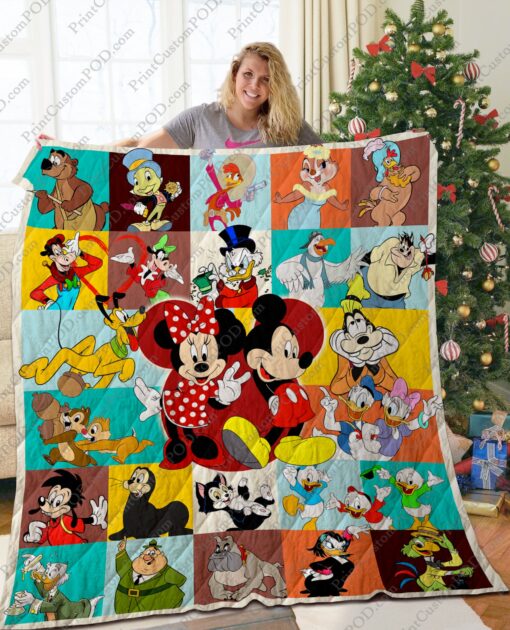 Buy Ta- Disney All Characters Quilt Blanket & Quilt Bedding Set