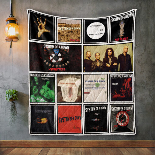 Buy System Of A Down Album Covers Quilt Blanket & Quilt Bedding Set