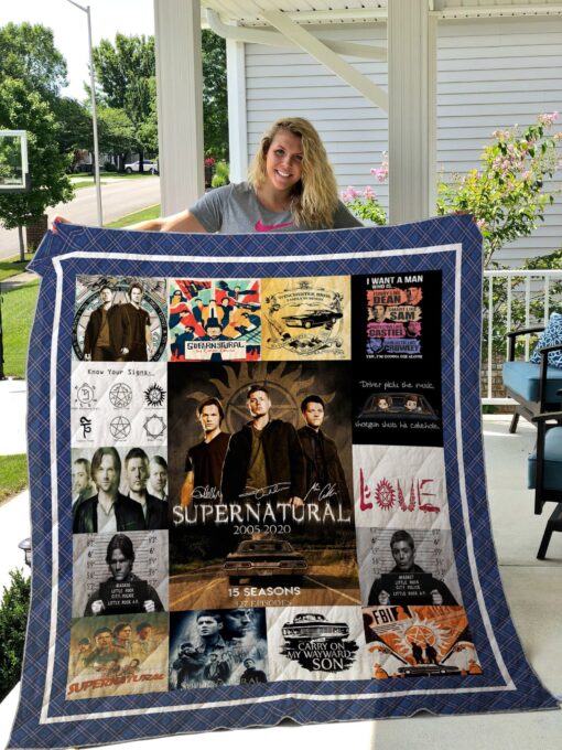 Buy Supernatural Quilt Blanket & Quilt Bedding Set 01